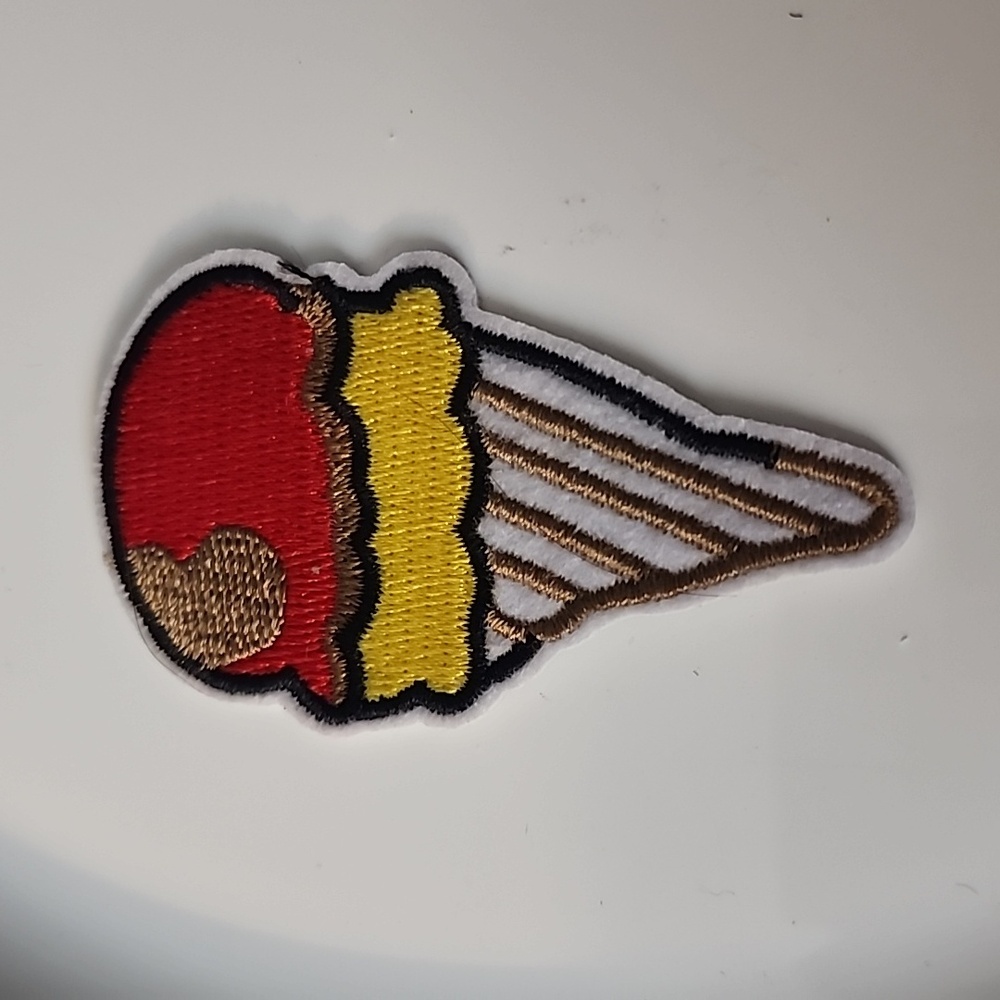 Ice cream cone IRON PATCH EMBRIOIDERED